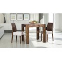 Esstisch 100x73 Rio Classico Brasil massiver Pinien Holztisch - vorgerichtet für Ansteckplatten - Tisch ausziehbar