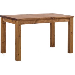 Esstisch 120x80 Rio Classico Brasil massiver Pinien Holztisch - vorgerichtet für Ansteckplatten - Tisch ausziehbar