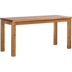 Esstisch 180x80 Rio Classico Brasil massiver Pinien Holztisch - vorgerichtet für Ansteckplatten - Tisch ausziehbar