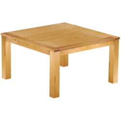 Esstisch 140x140 Rio Classico Honig massiver Pinien Holztisch - Tischplatte mit Sperrholzeinlage