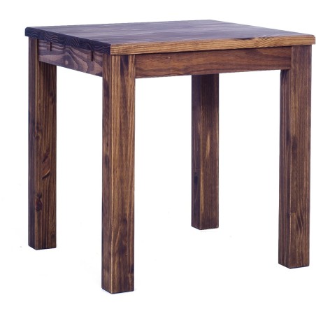 Esstisch 73x73 Rio Classico Eiche antik massiver Pinien Holztisch - vorgerichtet für Ansteckplatten - Tisch ausziehbar