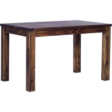 Esstisch 120x80 Rio Classico Eiche antik massiver Pinien Holztisch - vorgerichtet für Ansteckplatten - Tisch ausziehbar