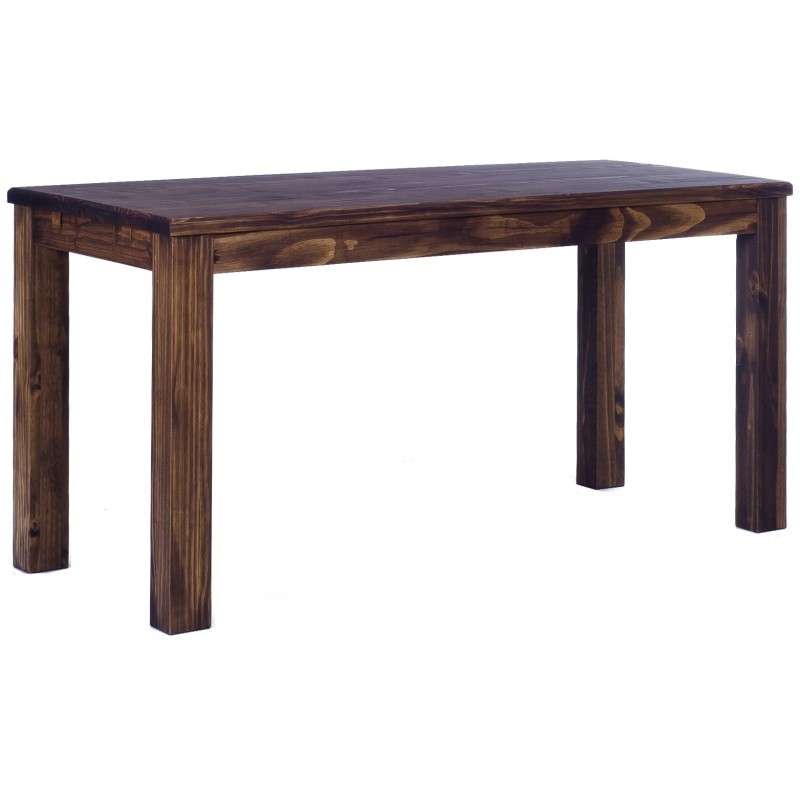 Esstisch 150x73 Rio Classico Eiche antik massiver Pinien Holztisch - vorgerichtet für Ansteckplatten - Tisch ausziehbar
