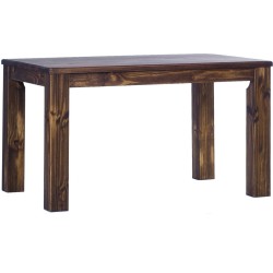 Esstisch 160x100 Rio Classico Eiche antik massiver Pinien Holztisch - vorgerichtet für Ansteckplatten - Tisch ausziehbar