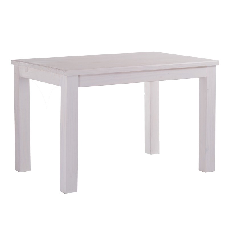 Esstisch 115x56 Rio Classico Pinie Weiss massiver Pinien Holztisch