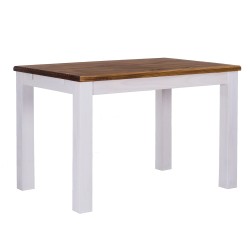 Esstisch 115x56 Rio Classico Brasil Weiss massiver Pinien Holztisch