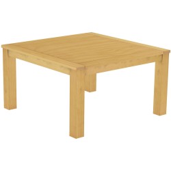 Esstisch 140x140 Rio Classico Eiche hell massiver Pinien Holztisch - Tischplatte mit Sperrholzeinlage