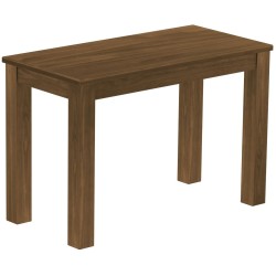 Esstisch 115x56 Rio Classico Nussbaum massiver Pinien Holztisch