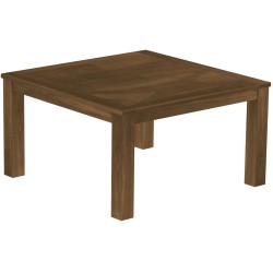 Esstisch 140x140 Rio Classico Nussbaum massiver Pinien Holztisch - Tischplatte mit Sperrholzeinlage