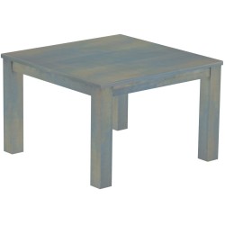 Esstisch 120x120 Rio Classico Taubengrau massiver Pinien Holztisch - vorgerichtet für Ansteckplatten - Tisch ausziehbar