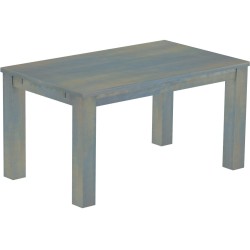 Esstisch 150x90 Rio Classico Taubengrau massiver Pinien Holztisch - vorgerichtet für Ansteckplatten - Tisch ausziehbar