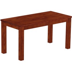 Esstisch 150x73 Rio Classico Mahagoni massiver Pinien Holztisch - vorgerichtet für Ansteckplatten - Tisch ausziehbar