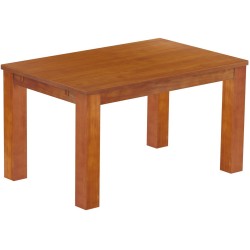 Esstisch 140x90 Rio Classico Kirschbaum massiver Pinien Holztisch - vorgerichtet für Ansteckplatten - Tisch ausziehbar