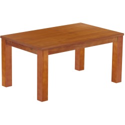 Esstisch 160x100 Rio Classico Kirschbaum massiver Pinien Holztisch - vorgerichtet für Ansteckplatten - Tisch ausziehbar
