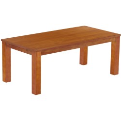 Esstisch 200x100 Rio Classico Kirschbaum massiver Pinien Holztisch - vorgerichtet für Ansteckplatten - Tisch ausziehbar