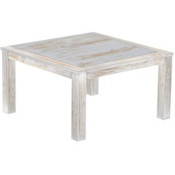 Esstisch 140x140 Rio Classico Shabby Brasil massiver Pinien Holztisch - Tischplatte mit Sperrholzeinlage