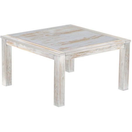 Esstisch 140x140 Rio Classico Shabby Brasil massiver Pinien Holztisch - Tischplatte mit Sperrholzeinlage
