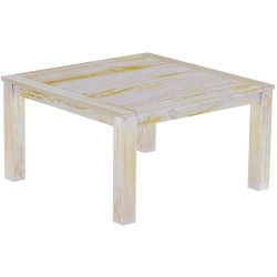 Esstisch 140x140 Rio Classico Shabby Honig massiver Pinien Holztisch - Tischplatte mit Sperrholzeinlage