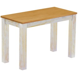 Esstisch 115x56 Rio Classico Shabby Platte Honig massiver Pinien Holztisch