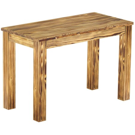 Esstisch 115x56 Rio Classico Pinie geflammt massiver Pinien Holztisch