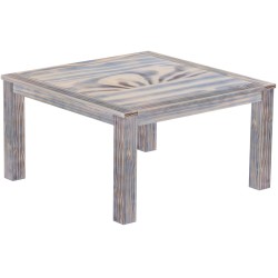 Esstisch 140x140 Rio Classico Zebra Afrika massiver Pinien Holztisch - Tischplatte mit Sperrholzeinlage