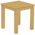 Esstisch 73x73 Rio Classico Sand massiver Pinien Holztisch - vorgerichtet für Ansteckplatten - Tisch ausziehbar