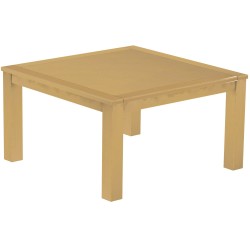 Esstisch 140x140 Rio Classico Sand massiver Pinien Holztisch - Tischplatte mit Sperrholzeinlage