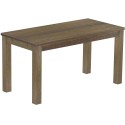 Esstisch 150x73 Rio Classico Graphitgrau massiver Pinien Holztisch - vorgerichtet für Ansteckplatten - Tisch ausziehbar