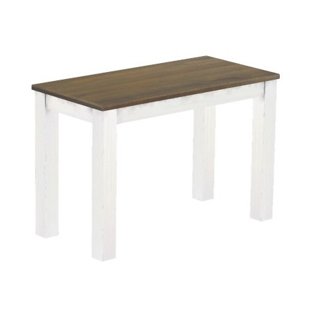 Esstisch 115x56 Rio Classico Graphitgrau Weiss massiver Pinien Holztisch