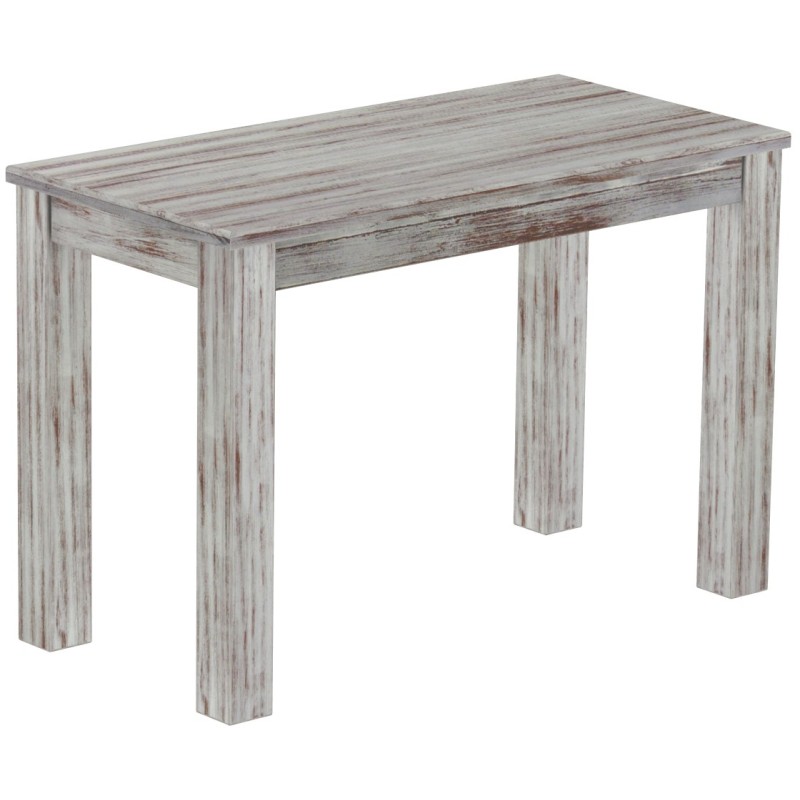 Esstisch 115x56 Rio Classico Shabby Nussbaum massiver Pinien Holztisch