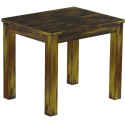 Esstisch 90x73 Rio Classico Goldmix massiver Pinien Holztisch - vorgerichtet für Ansteckplatten - Tisch ausziehbar