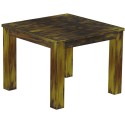 Esstisch 100x100 Rio Classico Goldmix massiver Pinien Holztisch - vorgerichtet für Ansteckplatten - Tisch ausziehbar