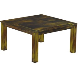 Esstisch 140x140 Rio Classico Goldmix massiver Pinien Holztisch - Tischplatte mit Sperrholzeinlage