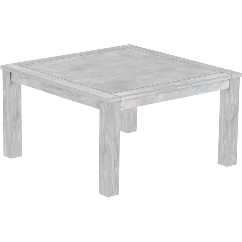 Esstisch 140x140 Rio Classico Beton massiver Pinien Holztisch - Tischplatte mit Sperrholzeinlage