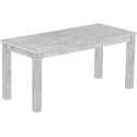 Esstisch 170x73 Rio Classico Beton massiver Pinien Holztisch - vorgerichtet für Ansteckplatten - Tisch ausziehbar