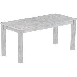 Esstisch 170x73 Rio Classico Beton massiver Pinien Holztisch - vorgerichtet für Ansteckplatten - Tisch ausziehbar