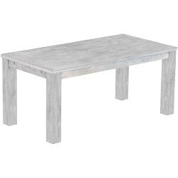 Esstisch 180x90 Rio Classico Beton massiver Pinien Holztisch - vorgerichtet für Ansteckplatten - Tisch ausziehbar