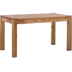 Esstisch 140x80 Rio Kanto Brasil massiver Pinien Holztisch - vorgerichtet für Ansteckplatten - Tisch ausziehbar