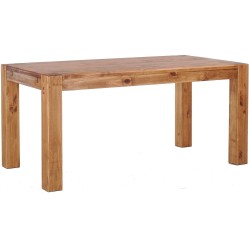 Esstisch 200x100 Rio Kanto Brasil massiver Pinien Holztisch - vorgerichtet für Ansteckplatten - Tisch ausziehbar