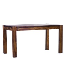 Esstisch 100x73 Rio Kanto Eiche antik massiver Pinien Holztisch - vorgerichtet für Ansteckplatten - Tisch ausziehbar