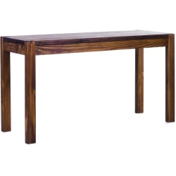 Esstisch 120x73 Rio Kanto Eiche antik massiver Pinien Holztisch - vorgerichtet für Ansteckplatten - Tisch ausziehbar