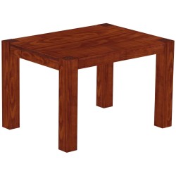 Esstisch 120x90 Rio Kanto Mahagoni massiver Pinien Holztisch - vorgerichtet für Ansteckplatten - Tisch ausziehbar