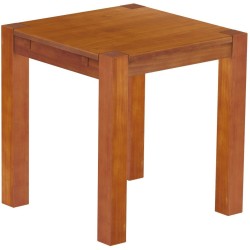 Esstisch 73x73 Rio Kanto Kirschbaum massiver Pinien Holztisch - vorgerichtet für Ansteckplatten - Tisch ausziehbar