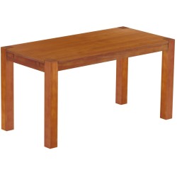 Esstisch 150x73 Rio Kanto Kirschbaum massiver Pinien Holztisch - vorgerichtet für Ansteckplatten - Tisch ausziehbar