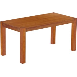 Esstisch 160x80 Rio Kanto Kirschbaum massiver Pinien Holztisch - vorgerichtet für Ansteckplatten - Tisch ausziehbar
