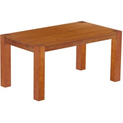 Esstisch 160x90 Rio Kanto Kirschbaum massiver Pinien Holztisch - vorgerichtet für Ansteckplatten - Tisch ausziehbar