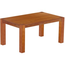 Esstisch 160x100 Rio Kanto Kirschbaum massiver Pinien Holztisch - vorgerichtet für Ansteckplatten - Tisch ausziehbar