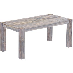 Esstisch 180x90 Rio Kanto Zebra Afrika massiver Pinien Holztisch - vorgerichtet für Ansteckplatten - Tisch ausziehbar