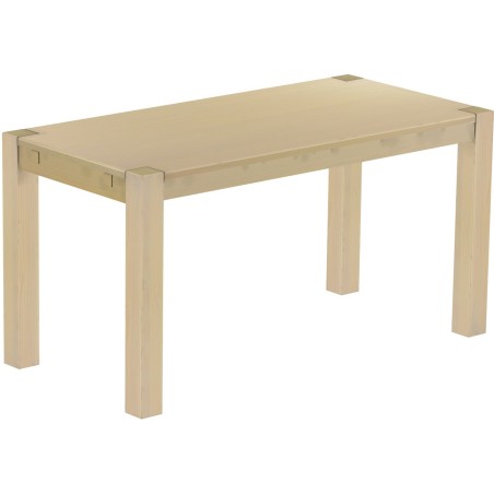 Esstisch 150x73 Rio Kanto Birke massiver Pinien Holztisch - vorgerichtet für Ansteckplatten - Tisch ausziehbar
