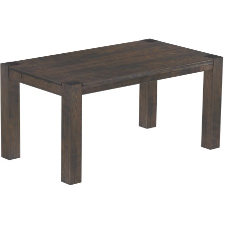 Esstisch 160x90 Rio Kanto Granitgrau massiver Pinien Holztisch - vorgerichtet für Ansteckplatten - Tisch ausziehbar
